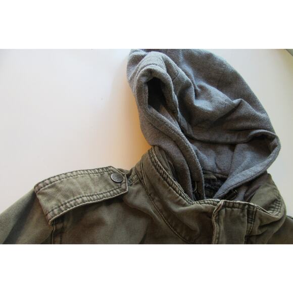 Levi's Sherpa Lined Hooded Jacket Men's M Workwear Utility Bomber Fleece Jacket - Picture 11 of 16